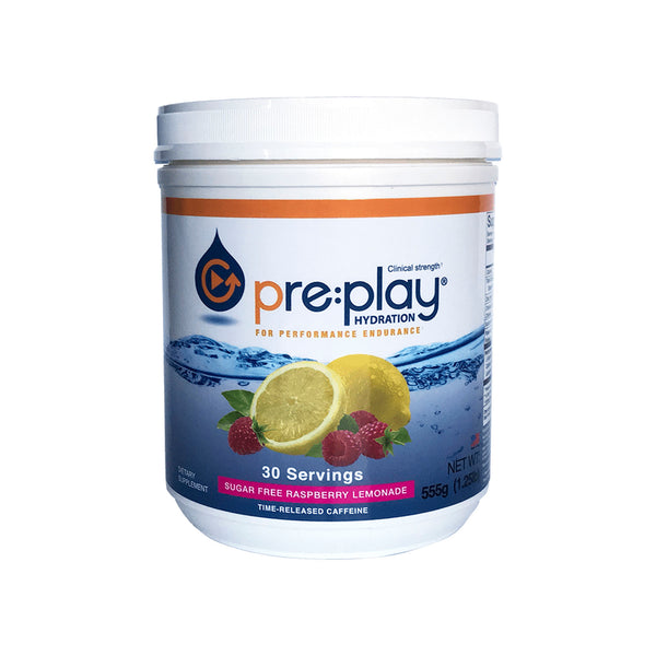pre:play™ Clinical Strength Hydration—Time-released Caffeinated Energy Drink